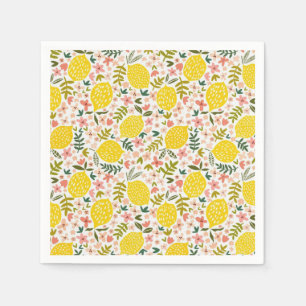 Servilleta De Papel Flor rosa Lemonade Summery