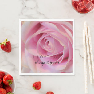 Servilleta De Papel Flor rosa rosa