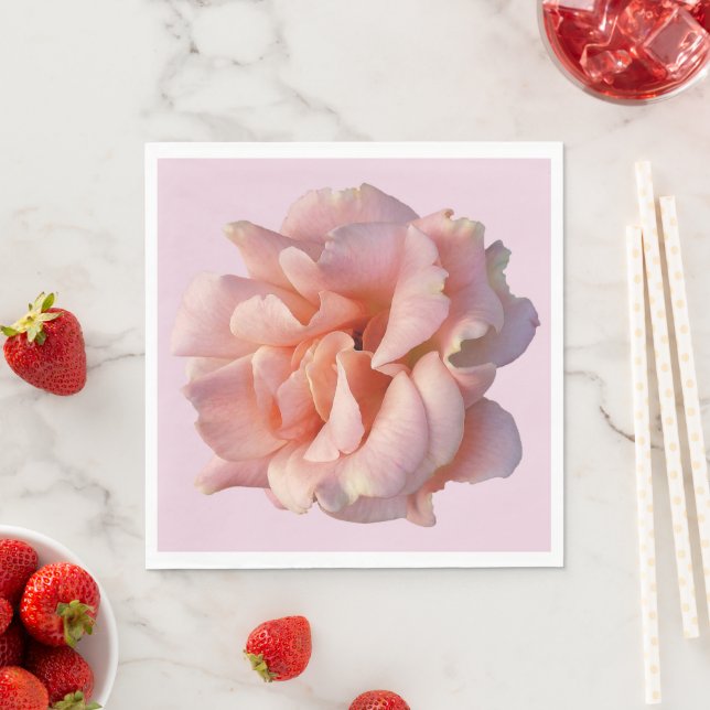 Servilleta De Papel flor rosa rosa rosa rosa (In situ)