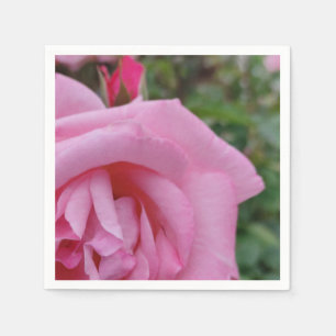 Servilleta De Papel Flor rosa rosada