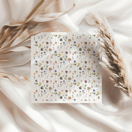 Servilleta De Papel Flor silvestre Boho Floral |