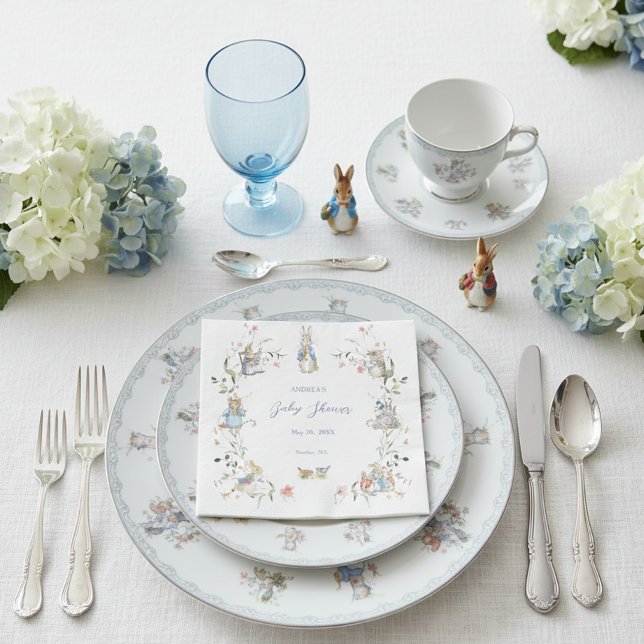 Servilleta De Papel Flor silvestre Peter the Rabbit Paper Napkin (Subido por el creador)