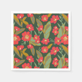 Servilleta De Papel Flor tropical suave caribeña