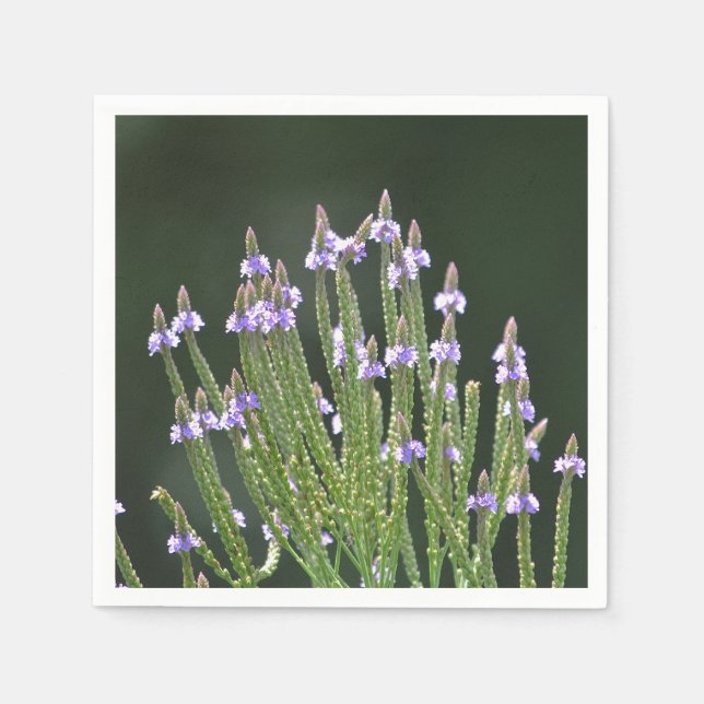 Servilleta De Papel Flor violeta (Anverso)