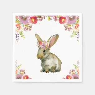 Servilleta De Papel Flora Bunny