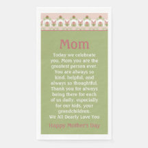 Flora Rosa Y Verde Claro