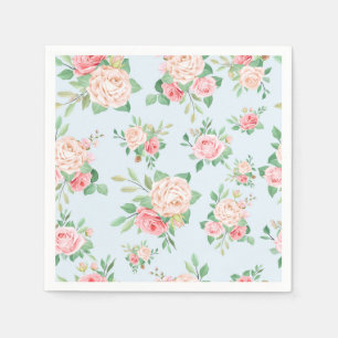 Servilleta De Papel Floral