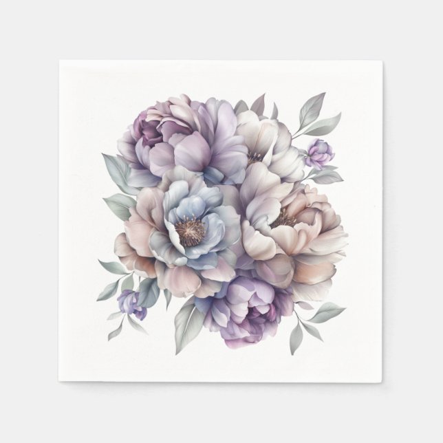 Servilleta De Papel Floral (Anverso)