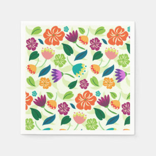 Servilleta De Papel Floral