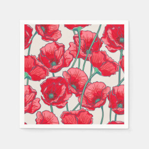 Servilleta De Papel Floral