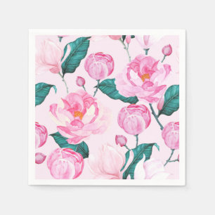 Servilleta De Papel Floral