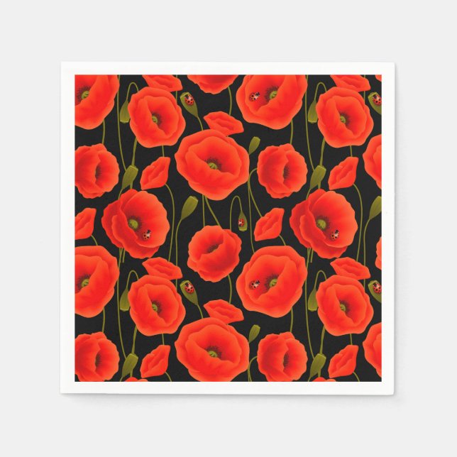 Servilleta De Papel Floral (Anverso)