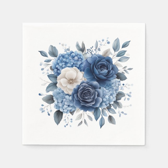 Servilleta De Papel Floral (Anverso)