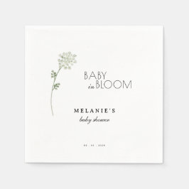Servilleta De Papel Floral Baby in Bloom Baby Shower