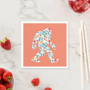 SERVILLETA DE PAPEL FLORAL BIGFOOT