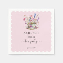 Floral Bridal Shower Tea Fiesta Papel