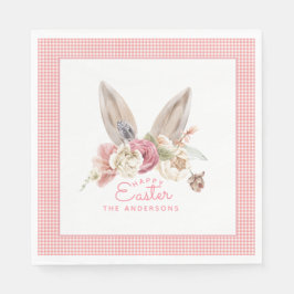 Servilleta De Papel Floral Bunny Ears Easter