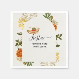 Servilleta De Papel Floral Cinco De Mayo-Watercolor