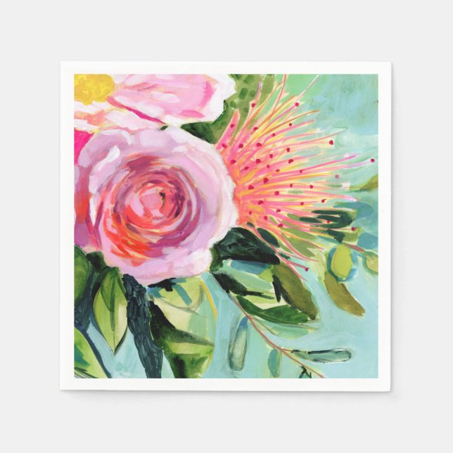 Servilleta De Papel Floral de Bruselas I (Anverso)