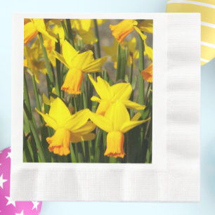 Servilleta De Papel Floral de Daffodils Amarillos en primavera