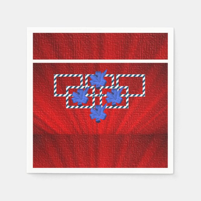 Servilleta De Papel Floral de servilletas de papel (Anverso)