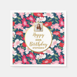 Servilleta De Papel Floral divertida colorida Cualquier Personalizado 