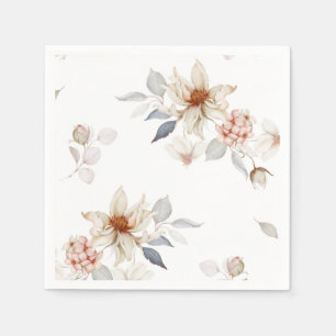 Servilleta De Papel Floral elegante y eterna