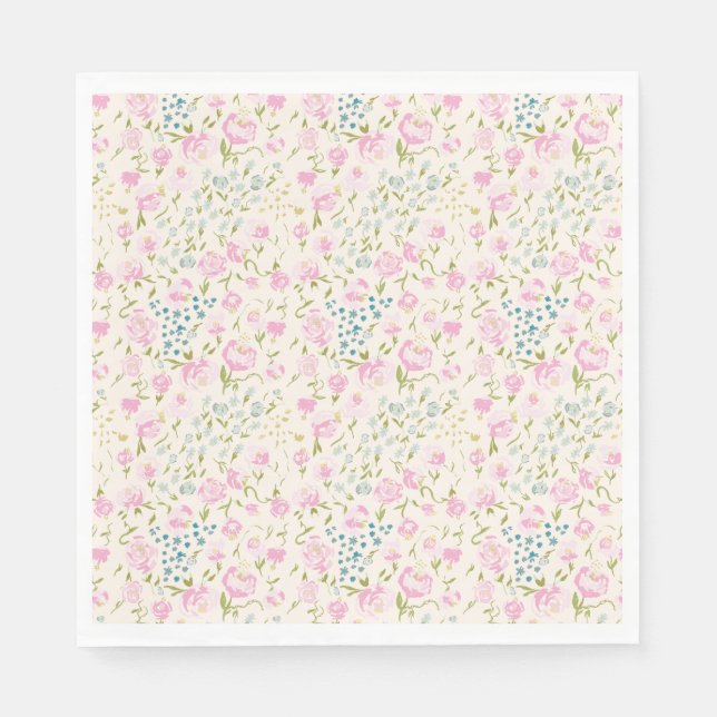 Servilleta De Papel Floral Heaven Napkin (Anverso)