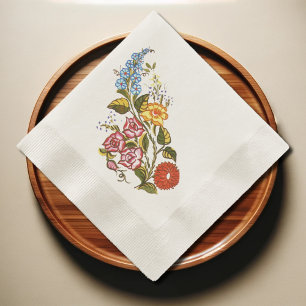 Servilleta De Papel Floral húngara-kalocsai