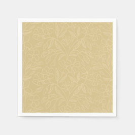 Servilleta De Papel Floral Lace In Yellow