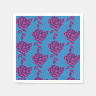 Servilleta De Papel Floral lisa