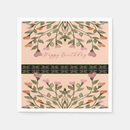 Servilleta De Papel Floral mixto elegante