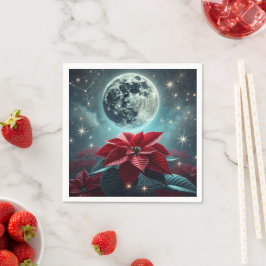 Servilleta De Papel Floral Moonlight Poinsettia Festilopage