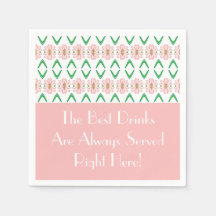 Floral rosa con verde y blanco