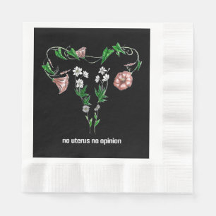 Servilleta De Papel Floral sin útero sin opinión sobre los derechos de