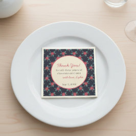 Servilleta De Papel Floral Vintage Gracias