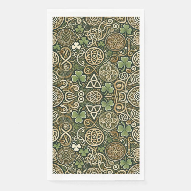Servilleta De Papel Florecer Celta (Anverso)