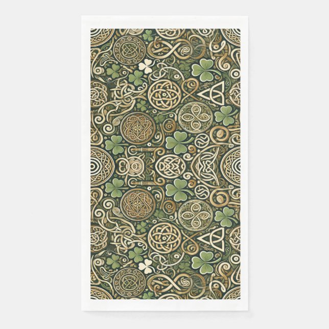 Servilleta De Papel Florecer Celta (Anverso)