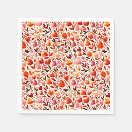 Servilleta De Papel Florecimiento Romántico: Día de San Valentín