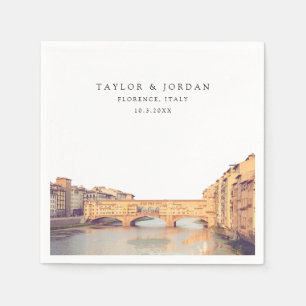 Servilleta De Papel Florence Italy Boda Paper Cocktail Napkin