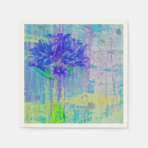 Servilleta De Papel Florencia en violeta azul