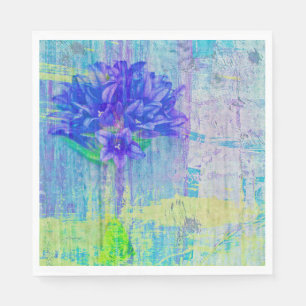 Servilleta De Papel Florencia en violeta azul
