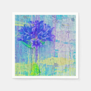 Servilleta De Papel Florencia en violeta azul