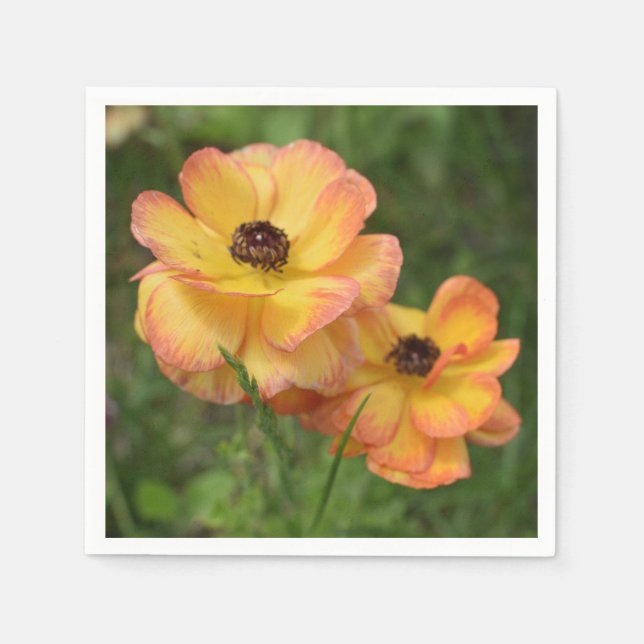 Servilleta De Papel Flores (Anverso)