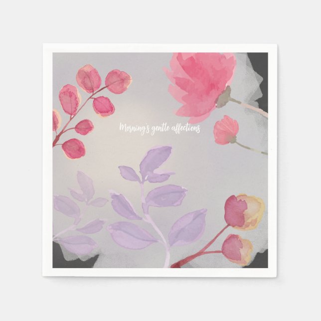 Servilleta De Papel Flores (Anverso)