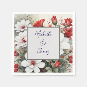 Servilleta De Papel Flores acuáticas Profesionales Modernas