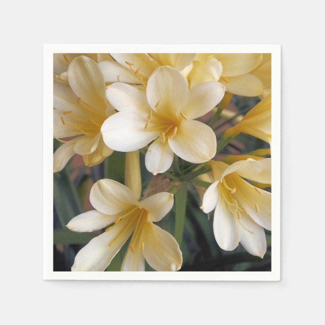 SERVILLETA DE PAPEL FLORES AMARILLOS (Anverso)