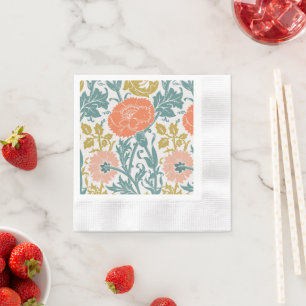 Servilleta De Papel Flores, arte gráfico vintage