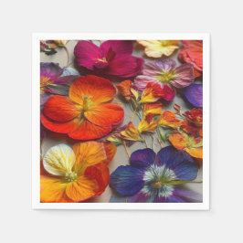 Servilleta De Papel Flores Artsy