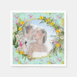 Servilleta De Papel Flores clásicas Retro Meadow